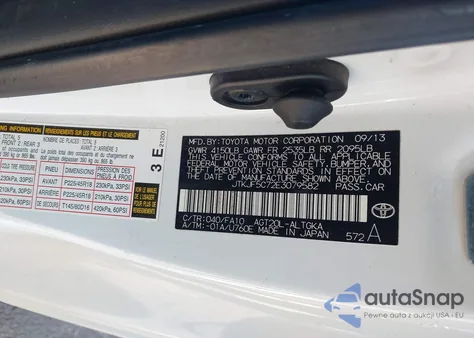 2014 Scion Tc из США, поврежденный, VIN JTKJF5C72E3079582